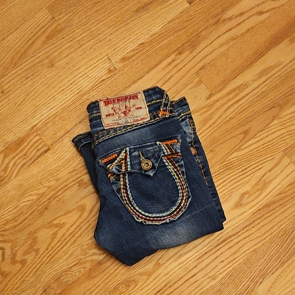 True Religion Denim with Contrast Stitching - Picture 1 of 2